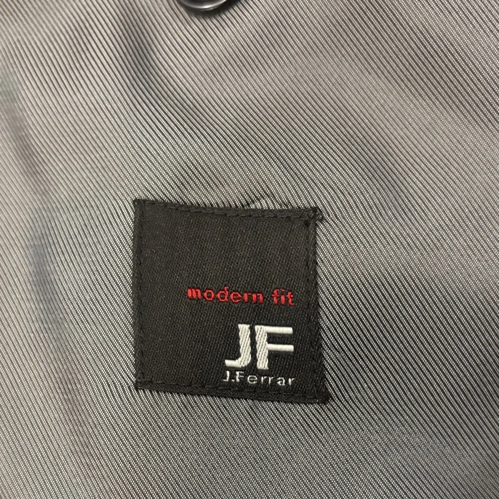 JF J.Ferrar Charcoal Pinstripe Suit. GUC‎
